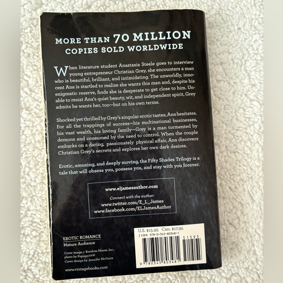 Fifty Shades of Grey by EL James - Picture 2 of 3